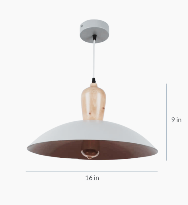 Juan White Aluminium ML - 17 Hanging Light - Image 5