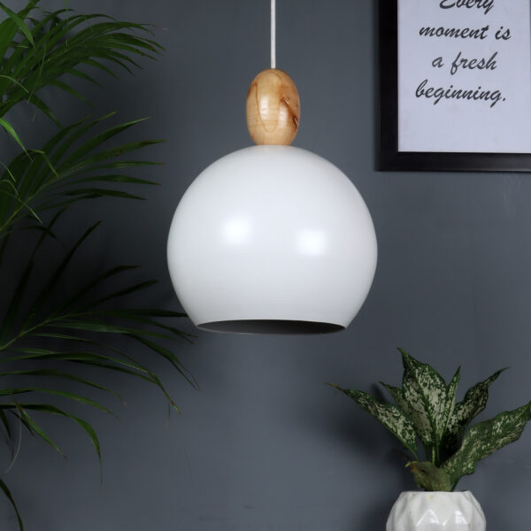 Troyes White Aluminum ML - 10 BALL Hanging Light