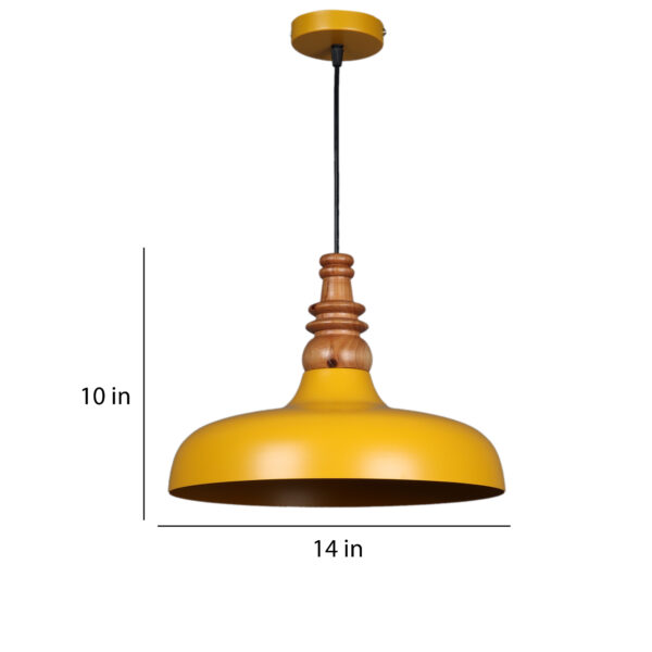 Rennes Yellow Aluminum ML - 104 Hanging Light - Image 5