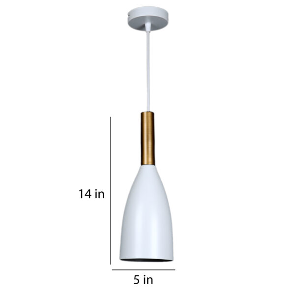 Toulon White Aluminum ML - 05 Hanging Light - Image 5