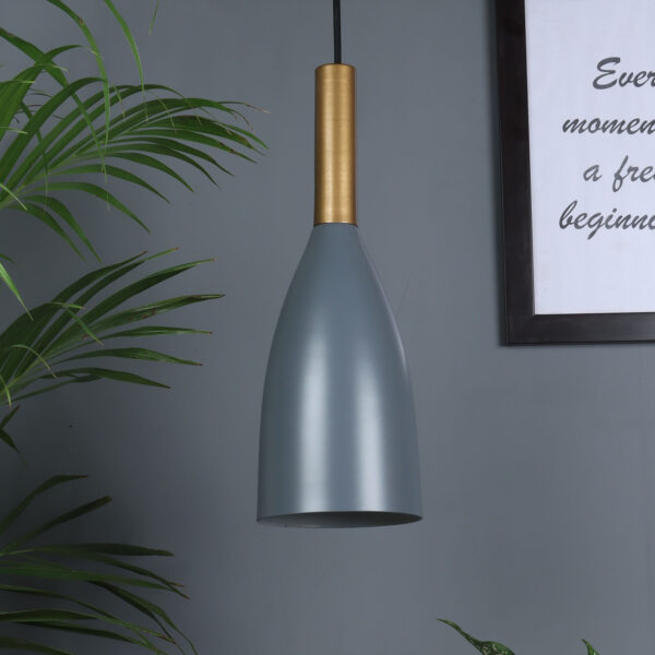 Saint-Denis Grey Aluminum ML - 05 Hanging Light - Image 2