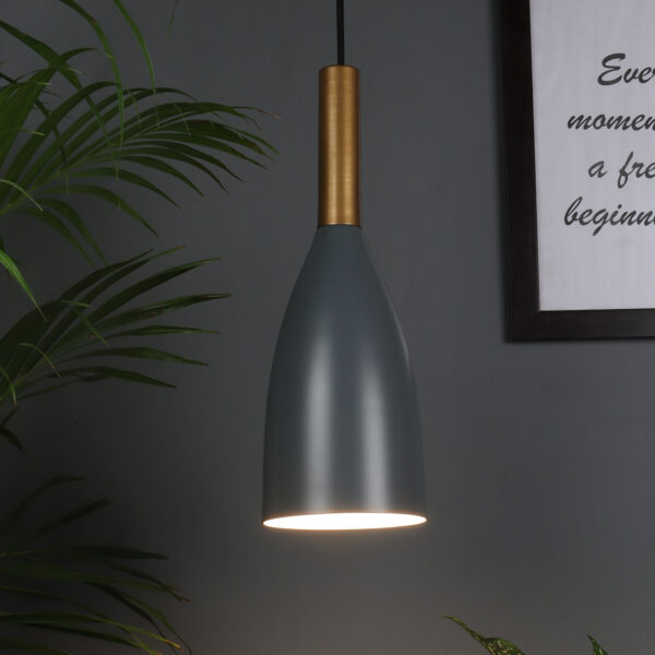 Saint-Denis Grey Aluminum ML - 05 Hanging Light