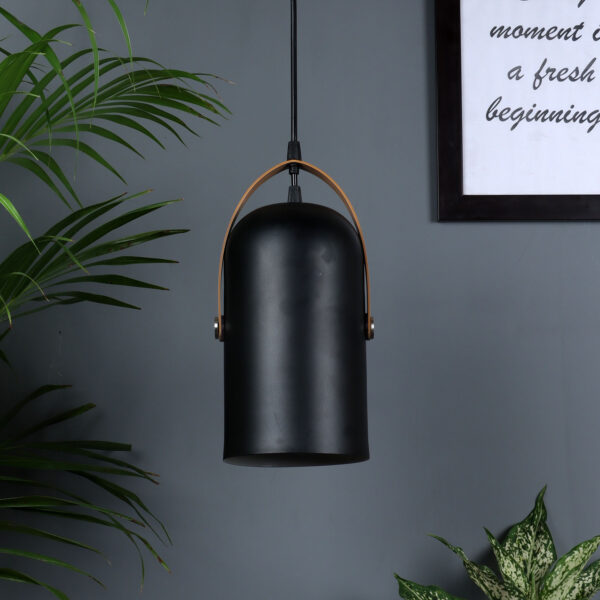 Sky Lantern Metal Ceiling Black ML - 105 Cylinder Hanging Light - Image 2