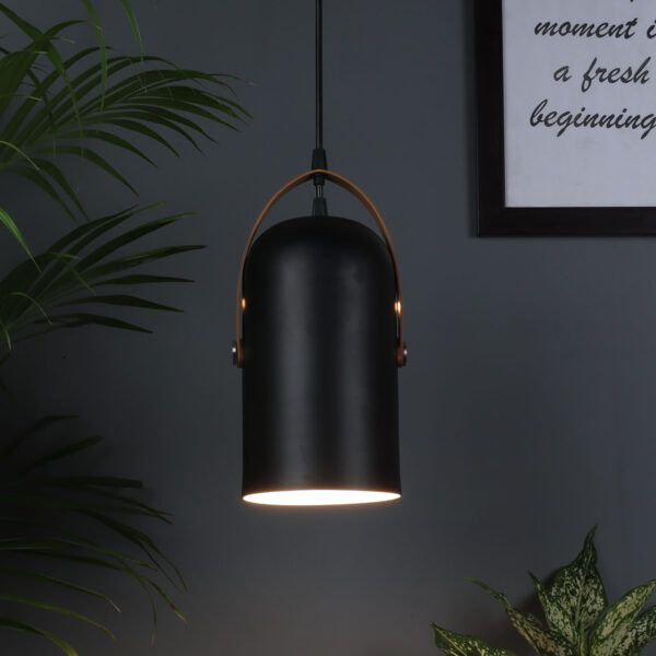 Sky Lantern Metal Ceiling Black ML - 105 Cylinder Hanging Light