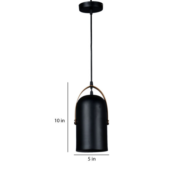 Sky Lantern Metal Ceiling Black ML - 105 Cylinder Hanging Light - Image 5