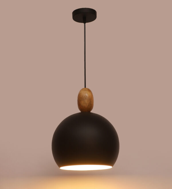 Troyes Black Aluminum ML - 10 BALL Hanging Light - Image 3