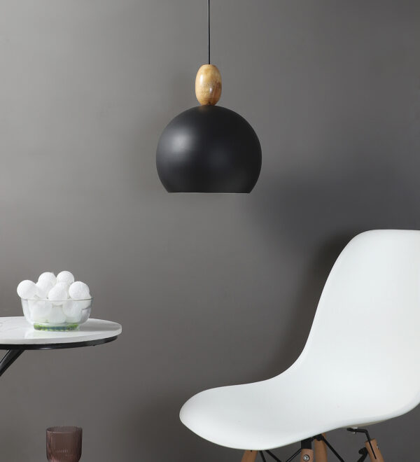 Troyes Black Aluminum ML - 10 BALL Hanging Light - Image 2