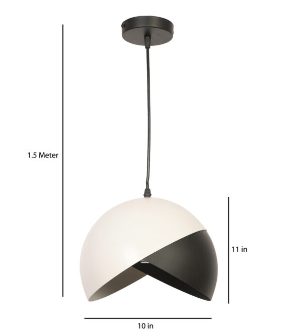 Orbital Charm Metal Ceiling Black-White ML - 480 Hanging Light - Image 5