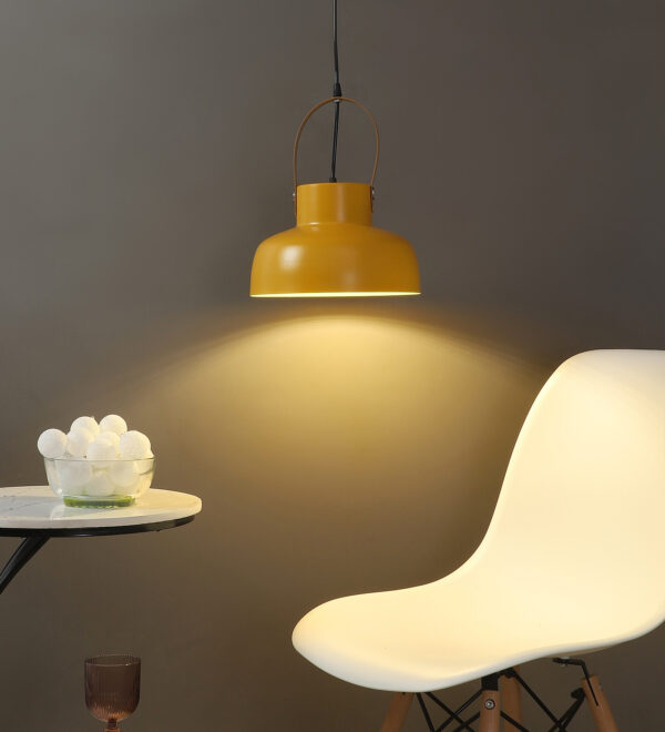 Halo Pendant Metal Ceiling Yellow ML - 511 Hanging Light