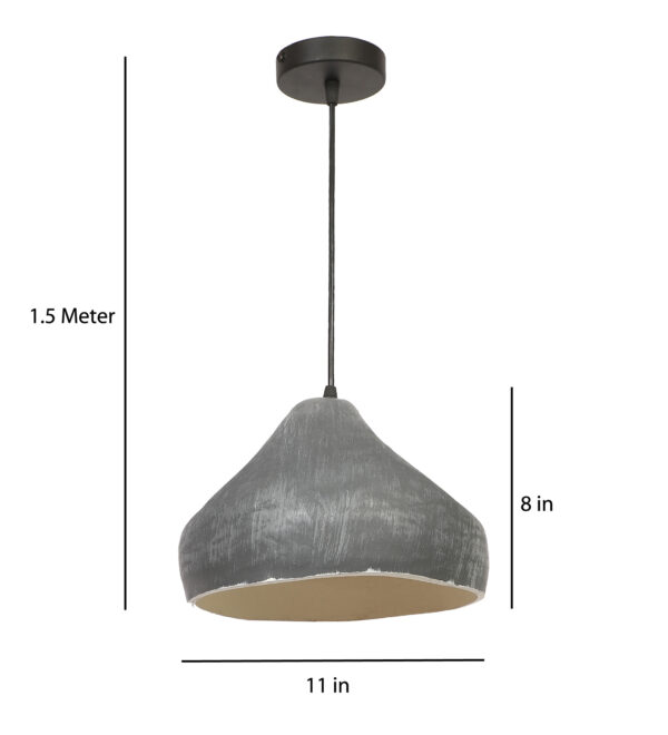 Celestial Cascade Resin Antique Grey Celling  ML - 52  Hanging Light - Image 5