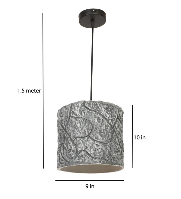 Dreambeam Resin Ceiling Silver-Grey ML - 53 R Hanging Light - Image 5