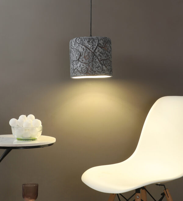 Dreambeam Resin Ceiling Silver-Grey ML - 53 R Hanging Light