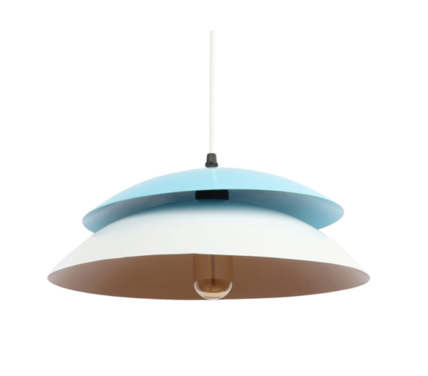 Orio Cool Blue Aluminium ML - DRUM Hanging Light - Image 4