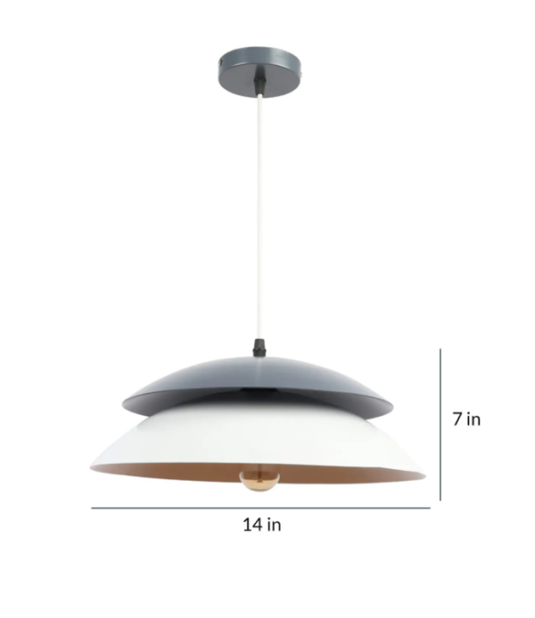 Orio Grey Aluminium ML - DRUM Hanging Light - Image 5